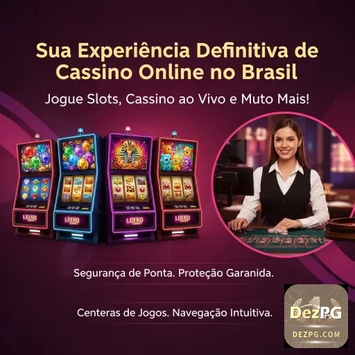 Ilustração de Descubra as ofertas VIP no cassino online dezpg